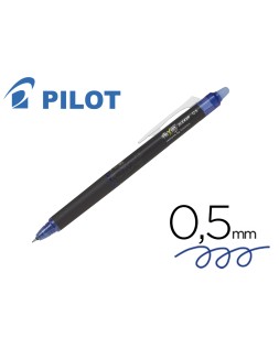 Boligrafo pilot frixion point clicker borrable 0,5 mm azul