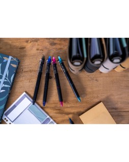 Boligrafo pilot frixion point clicker borrable 0,5 mm azul