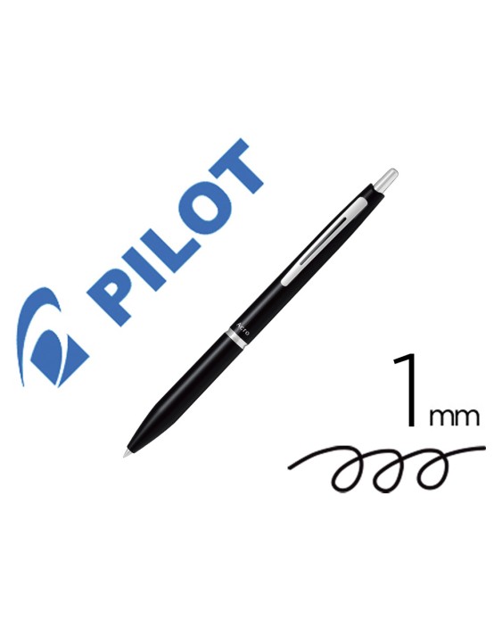 Boligrafo pilot acro 1000 tinta gel retractil punta 1 mm negro