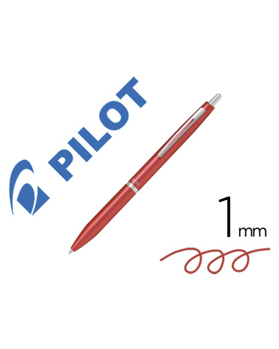 Boligrafo pilot acro 1000 tinta gel retractil punta 1 mm coral