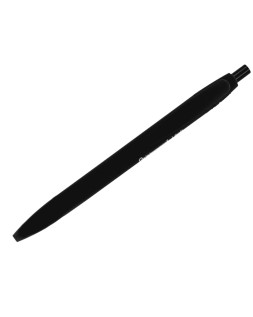 Boligrafo liderpapel punta 1 mm retractil con clip acabado soft touch tinta negra cuerponegro