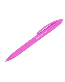 Boligrafo liderpapel retractil con clip acabado soft touch punta 1 mm expositor de 96 unidades colores surtidos