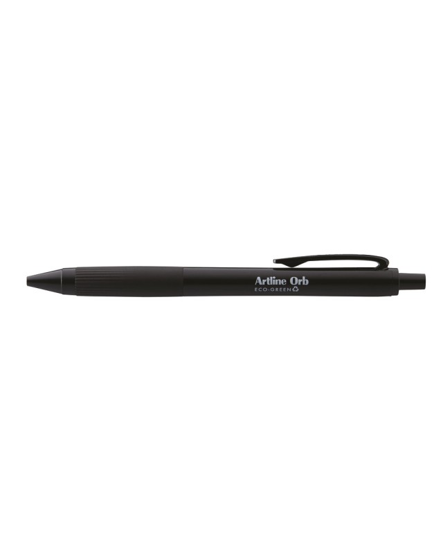 Boligrafo artline orb eco green retractil 1 mm negro
