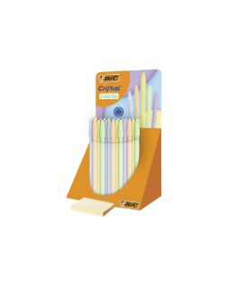Boligrafo bic cristal pastel punta 1 mm colores surtidos