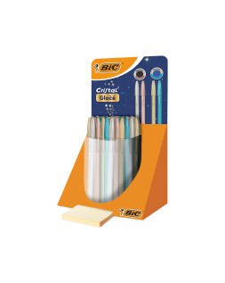 Boligrafo bic cristal glace punta 1 mm colores surtidos