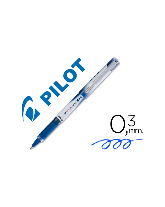 Rotulador pilot roller v-ball grip azul 0.5 mm