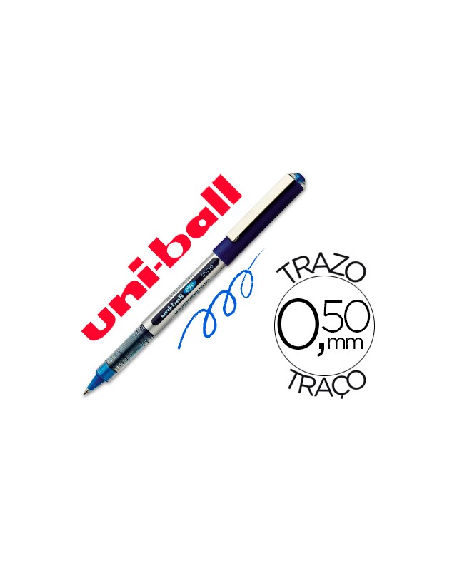 Rotulador uni-ball roller ub-150e micro eye azul 0,5 mm unidad
