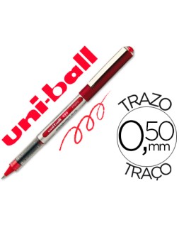 Rotulador uni-ball roller ub-150e micro eye rojo 0,5 mm unidad