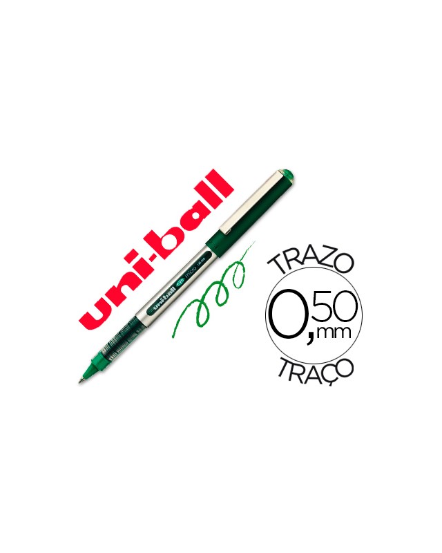 Rotulador uni-ball roller ub-150e micro eye verde 0,5 mmunidad