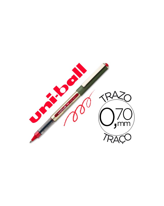 Rotulador uni-ball roller ub-157e rojo 0,7 mm unidad