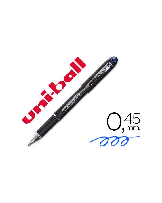 Rotulador uni-ball roller sx-210 tinta hibrida azul