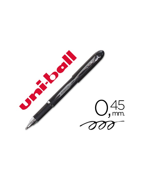Rotulador uni-ball roller sx-210 tinta hibrida negro