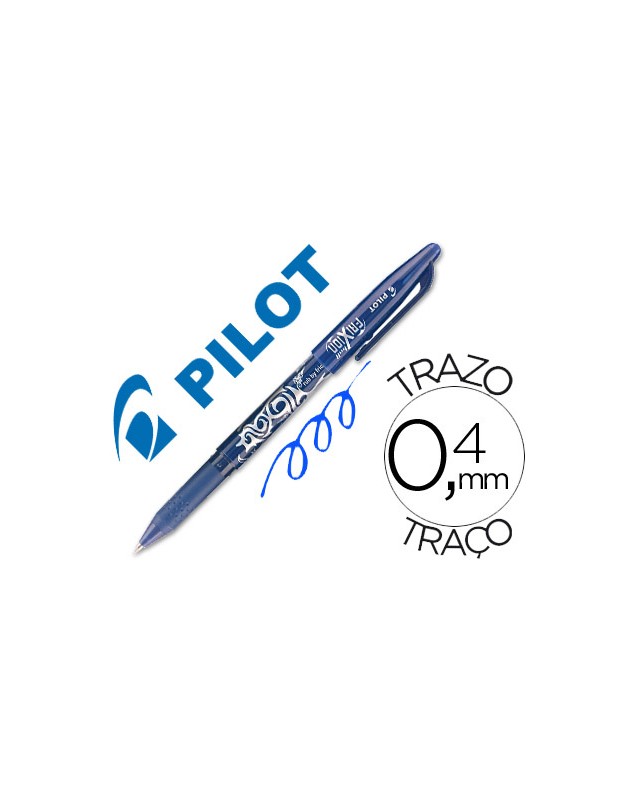 Boligrafo pilot frixion borrable azul
