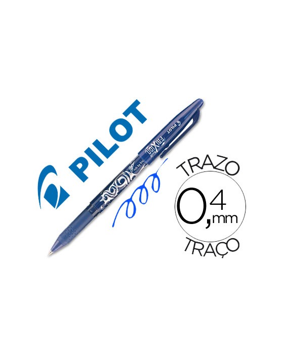 Boligrafo pilot frixion borrable azul