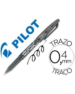 Boligrafo pilot frixion borrable negro