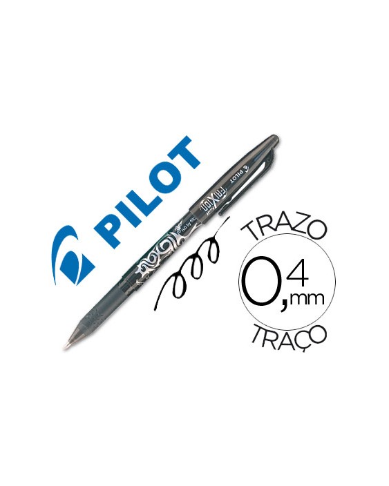 Boligrafo pilot frixion borrable negro