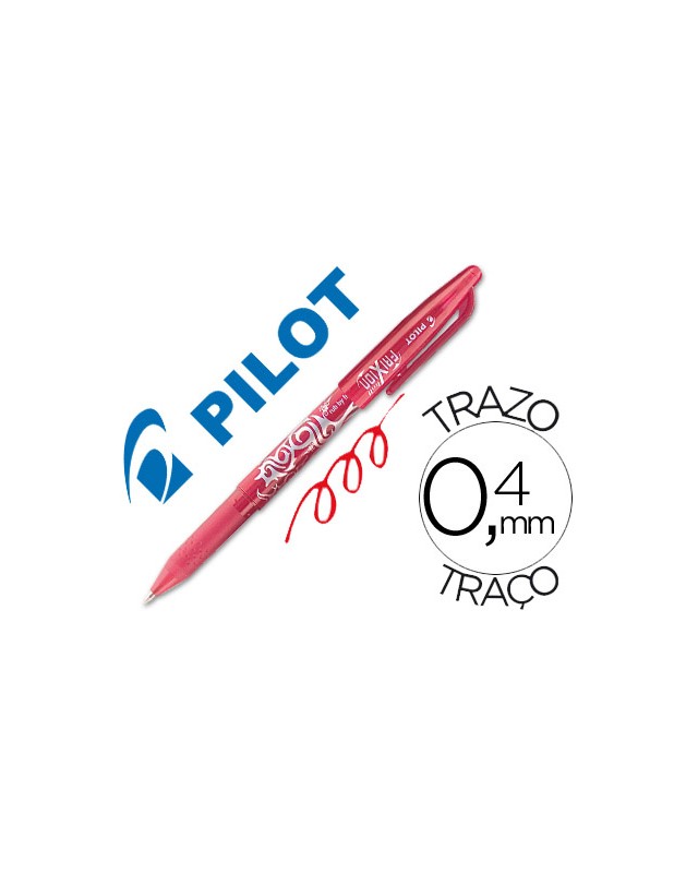 Boligrafo pilot frixion borrable rojo