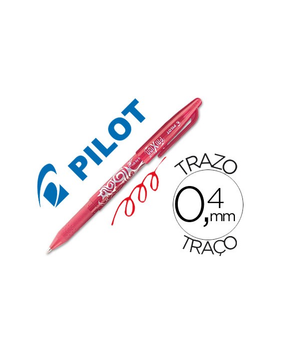 Boligrafo pilot frixion borrable rojo