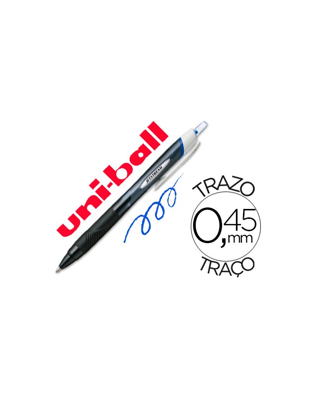Boligrafo uni-ball jet stream sport sxn-150e tinta hibrida azul