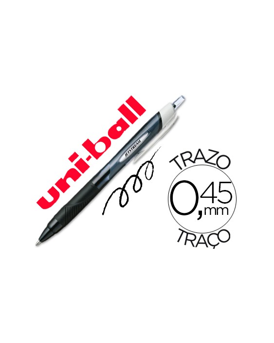 Boligrafo uni-ball jet stream sport sxn-150e tinta hibrida negro