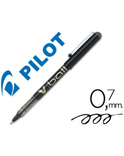 Rotulador pilot roller v-ball negro 0.7 mm