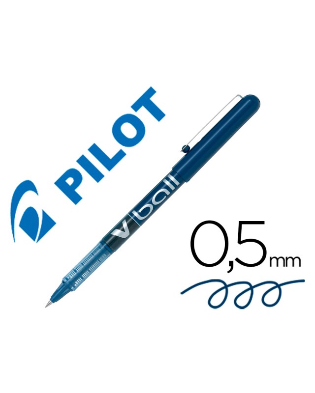 Rotulador pilot roller v-ball azul 0.5 mm