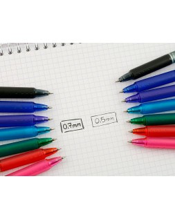 Boligrafo pilot frixion ball borrable 0,7 mm punta media azul en blister