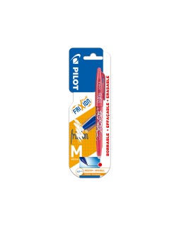 Boligrafo pilot frixion ball borrable 0,7 mm punta media rojo en blister