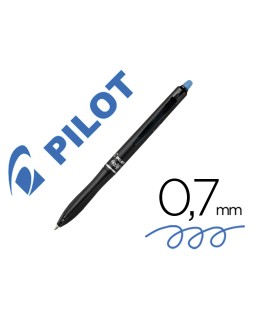 Boligrafo pilot frixion ball plus borrable 0,7 mm punta media azul
