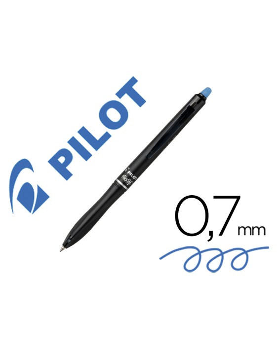 Boligrafo pilot frixion ball plus borrable 0,7 mm punta media azul