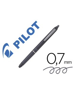 Boligrafo pilot frixion zone borrable 0,7 mm punta media gris