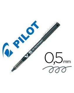 Rotulador pilot punta aguja v-5 negro 0.5 mm