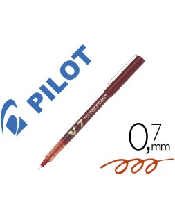 Rotulador pilot punta aguja v-7 rojo 0.7 mm
