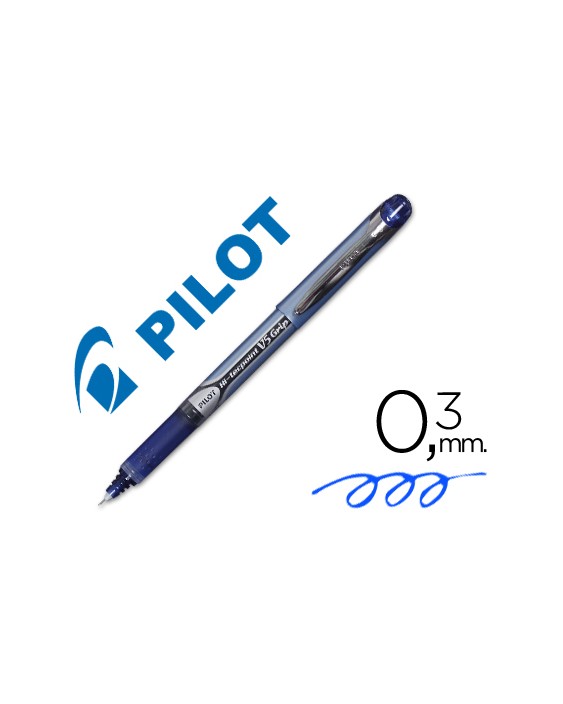 Rotulador pilot punta aguja v-5 grip azul 0.5 mm