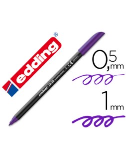 Rotulador edding punta fibra 1200 violeta n.8 punta fibra 0.5 mm