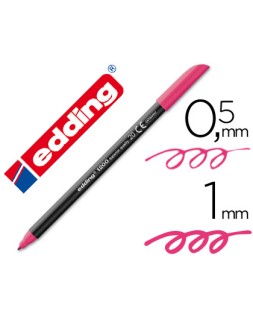 Rotulador edding punta fibra 1200 magenta n.20 punta redonda 0.5 mm