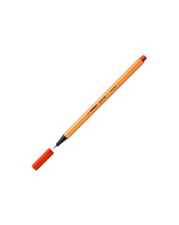 Rotulador stabilo punta de fib ra point 88 rojo punta fina 0,4mm