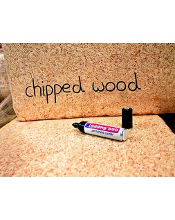 Rotulador edding punta fibra permanente 550 negro n.1 punta redonda recargable