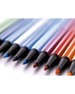 Rotulador stabilo acuarelable pen 68 negro punta gruesa 1mm