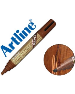 Rotulador artline marcador permanente ek-95 furniture maple-arce punta biselada 2,0-5,0 mm en blister brico