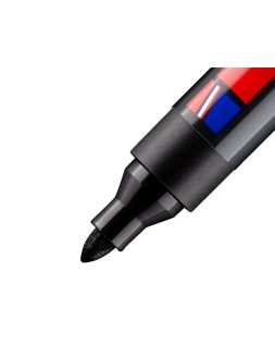 Rotulador edding marcador permanente 300 negro punta redonda 1,5-3 mm recargable
