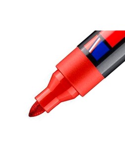 Rotulador edding marcador permanente 300 rojo punta redonda 1,5-3 mm recargable
