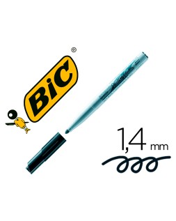 Rotulador bic velleda para pizarra negro punta redonda 1,4 mm