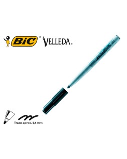 Rotulador bic velleda para pizarra negro punta redonda 1,4 mm