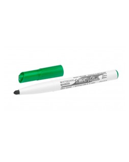 Rotulador bic velleda para pizarra verde punta redonda 1,4 mm