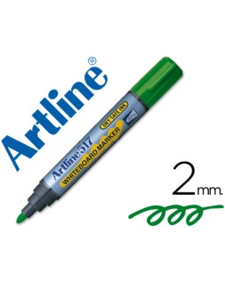 Rotulador artline pizarra ek-517 verde punta redonda 2 mm tinta de bajo olor