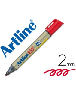 Rotulador artline pizarra ek-157 rojo punta redonda 2 mm