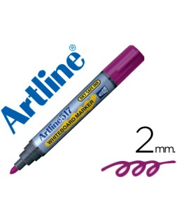 Rotulador artline pizarra ek-517 violeta punta redonda 2 mm tinta de bajo olor