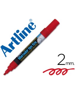 Rotulador artline pizarra verde negra epw-4-ro color rojo bolsa de 4 unidades