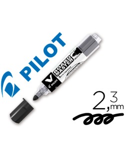 Rotulador pilot v board master para pizarra blanca negro tinta liquida trazo 2,3mm